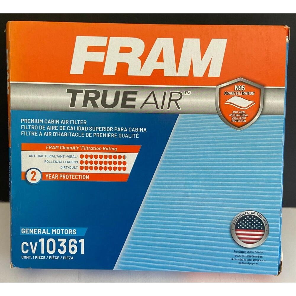 FRAM CV10361 TrueAir Cabin Air Filter fits Chevy Pontiac Sat 2003 - 2011 NEW!